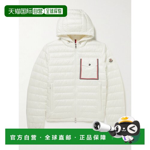 1h可退 香港直邮Moncler 盟可睐 男士 Lihou Shell 罗缎边绗缝连