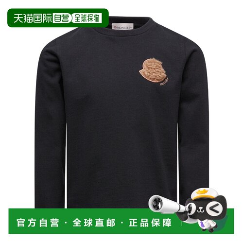 1h可退 香港直邮Moncler 泰迪熊徽标长袖棉质T恤 K29548D0000589A