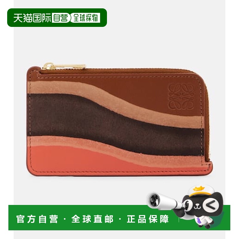 1h可退 香港直邮LOEWE 罗意威 女士 Anagram 印花皮革卡套