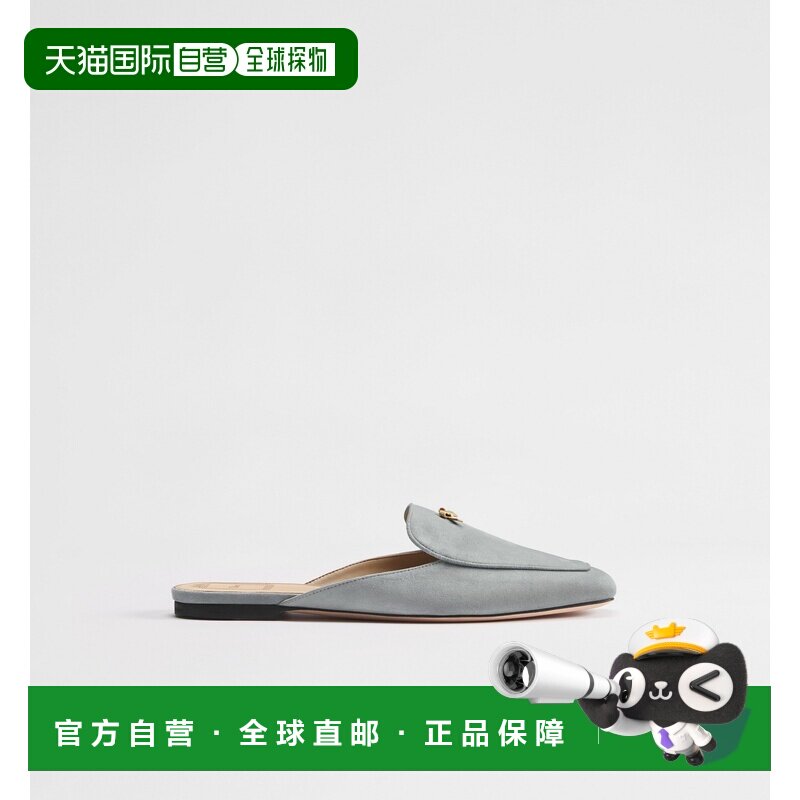 自营1h可退 欧洲直邮Dior迪奥 Baby Bow女士天蓝色山羊绒细节点缀
