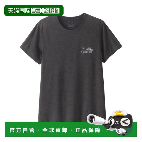 自营欧洲直邮PATAGONIA Cap Cool Trail Stratapeaks女士短袖T恤