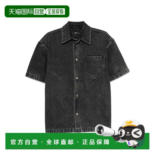 欧洲直邮7 FOR ALL MANKIND 男士T恤 7TI10E22BLA【付后1h可退】