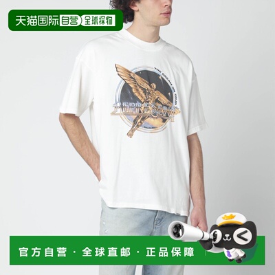 1h可退 香港直邮Represent 男士 白色带Logo印花卫衣 MLM100823CO