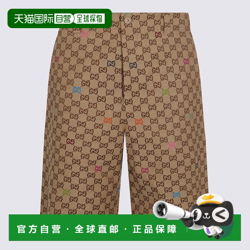 1h可退 欧洲直邮gucci 男士 休闲裤短裤