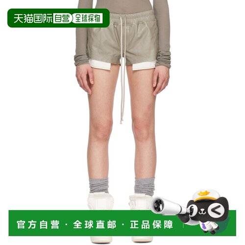 1h可退 香港直邮rick owens 瑞克 欧文斯 女士 灰褐色 Tower Fog