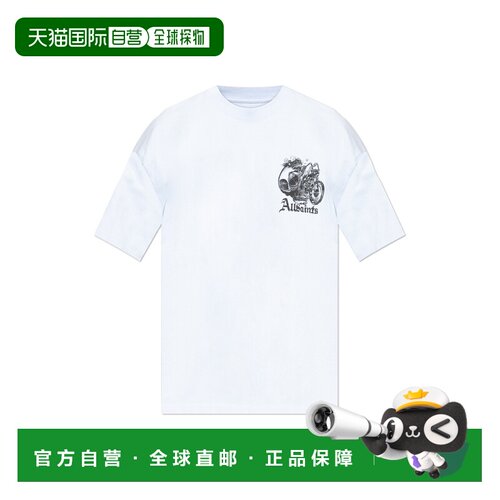 1h可退 香港直邮ALL SAINTS 男士T恤 PANHEADM021PEVILLABLUE SS2
