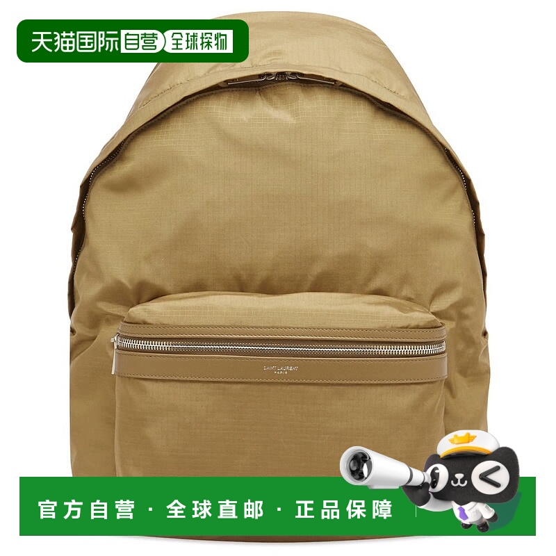 1h可退 香港直邮Saint Laurent 圣罗兰 男士 CITY徽标双肩包 5349