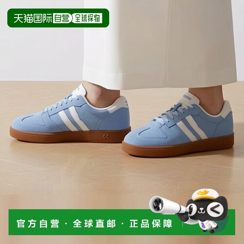 欧洲直邮hummel鞋子男低帮板鞋蓝色HANDBALL PERFEKT CL