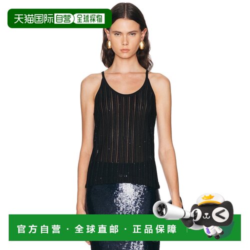 美国直邮Tom Ford 汤姆 福特 女士 细亮片晚装背心上衣 TSK398YAE