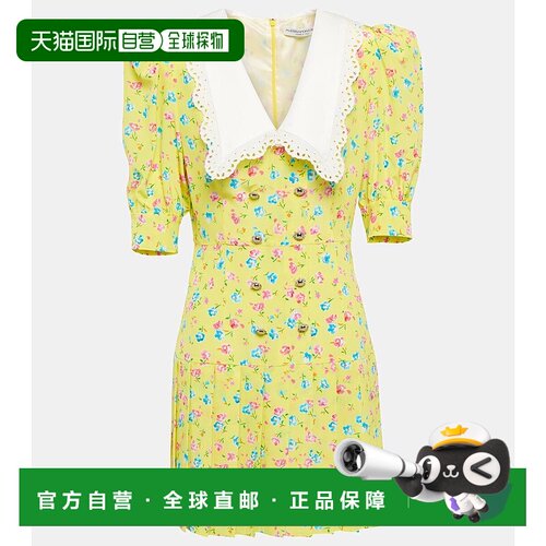 1h可退 香港直邮ALESSANDRA RICH 亚历山德拉.瑞秋 女士 花朵真丝