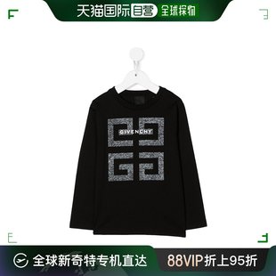 徽标长袖 香港直邮Givenchy 男童 T恤童装 纪梵希 H25376