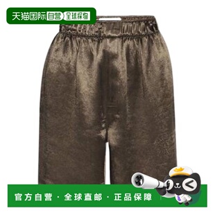 铜氨徽标细节短裤 Veneta 香港直邮Bottega 652539 99新未使用