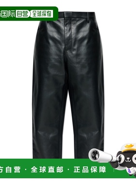 1h可退 香港直邮Jil Sander 腰带环皮裤 J22KA0332-J07227