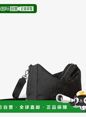 1h可退 欧洲直邮FENDI (2025) Fendi Lui Large-FF 尼龙包 黑色