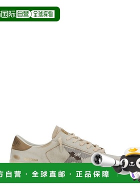 1h可退 香港直邮GOLDEN GOOSE 男士 灰白色 Stardan 运动鞋 GMF00