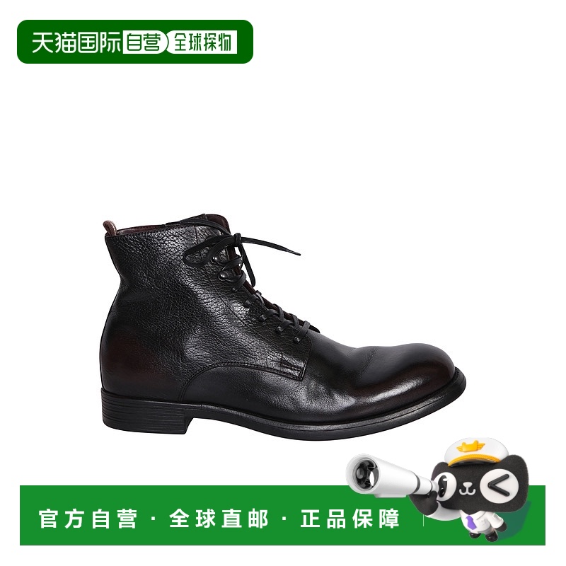 1h可退 欧洲直邮officine creative 高帮男士系带靴子时尚男鞋