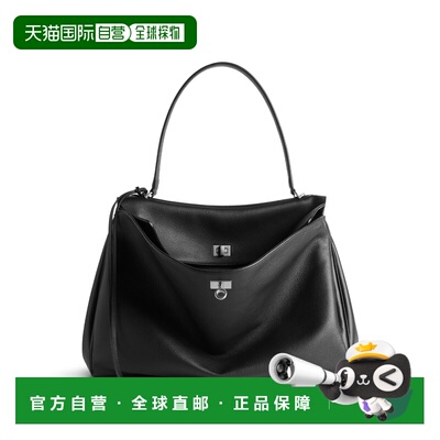 自营欧洲直邮Balenciaga巴黎世家 Rodeo女士黑色可拆钥匙扣大号手