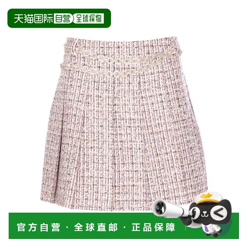 香港直邮Self-Portrait 迷你半身裙 AW25-048SKAP【付后1h可退】