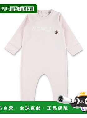 1h可退 香港直邮Moncler 盟可睐 婴儿 grow 徽标棉质装童装 8L000