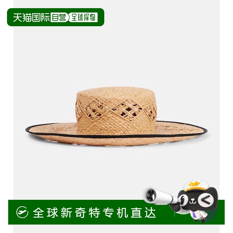 1h可退 香港直邮Loro Piana 诺悠翩雅 女士 Artemisia 拉菲草编织