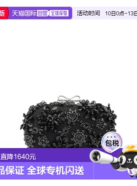 1h可退 香港直邮Self-Portrait 女士 绸缎水晶手包 RS26304BBLACK