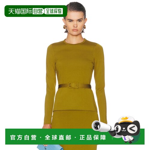 香港直邮Tom Ford 汤姆 福特 女士 合身圆领毛衣 MAK1494YAX1085