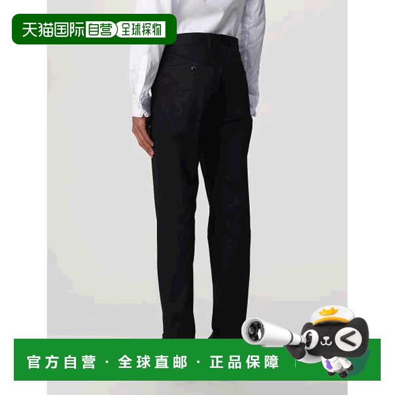 香港直邮Emporio Armani 蓝色徽标正装西裤 8N1P151NJ7Z