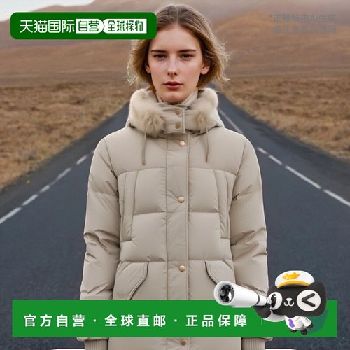 1h可退 香港直邮Moorer 连帽长款羽绒服 TALASSASTP 高端流行 休