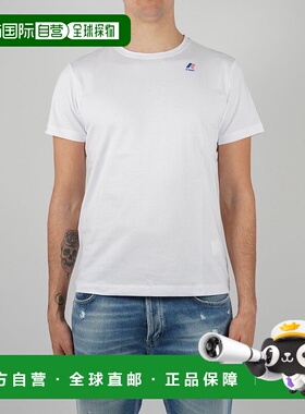 1h可退 欧洲直邮K-WAY 男士T恤 K007JE0001百搭舒适减龄流行穿搭