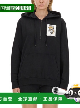 1h可退 香港直邮Moschino 莫斯奇诺 女士 带Logo印花运动衫 17085