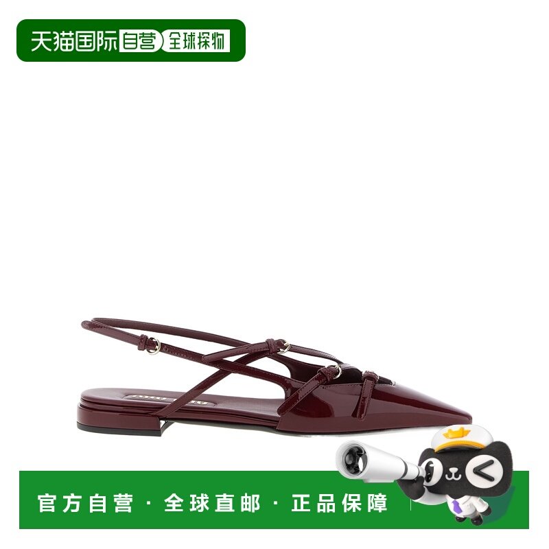 1h可退 香港直邮miu miu/缪缪 女士 搭扣平底凉鞋 25FW,女鞋,时装凉鞋,淘宝优惠券,粉丝福利购,淘宝优惠卷