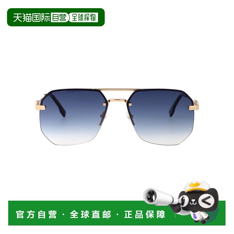 1h可退 香港直邮DSQUARED2 女士眼镜 D20103SLKS SS2026 金色 D2图片