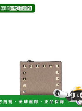 1h可退 香港直邮valentino 华伦天奴 女士 铆钉钱包 8W2P0AR5VSH