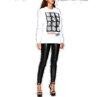 香港直邮Versace 印花圆领卫衣 A84808A227994A1001范思哲长袖