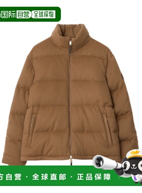 香港直邮Burberry 羊绒 Snowdon 羽绒夹克 81157321鹅绒