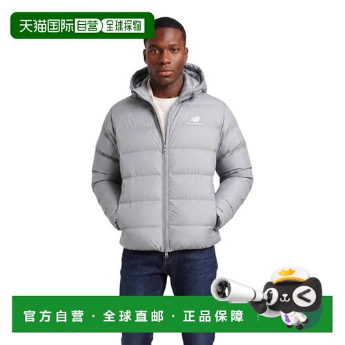 香港直邮NEW BALANCE 男士羽绒服 MJ62G17OYST AW2026 灰色 MJ62G