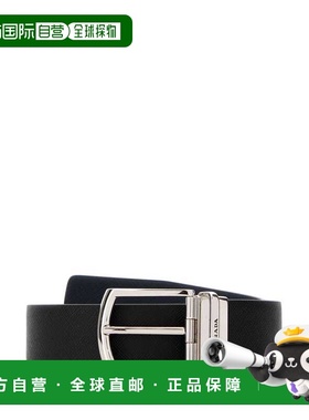 1h可退 香港直邮Prada 普拉达 男士 黑色皮带腰带 2CC468053F0RD7