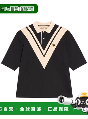 1h可退 香港直邮VALENTINO 男士POLO衫 VMH04LBA89RA SS2026 黑色