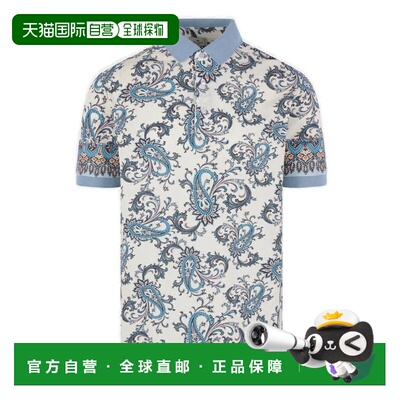 1h可退 香港直邮Etro 艾特罗 男士 印花短袖 Polo 衫 MRMD0004AKF