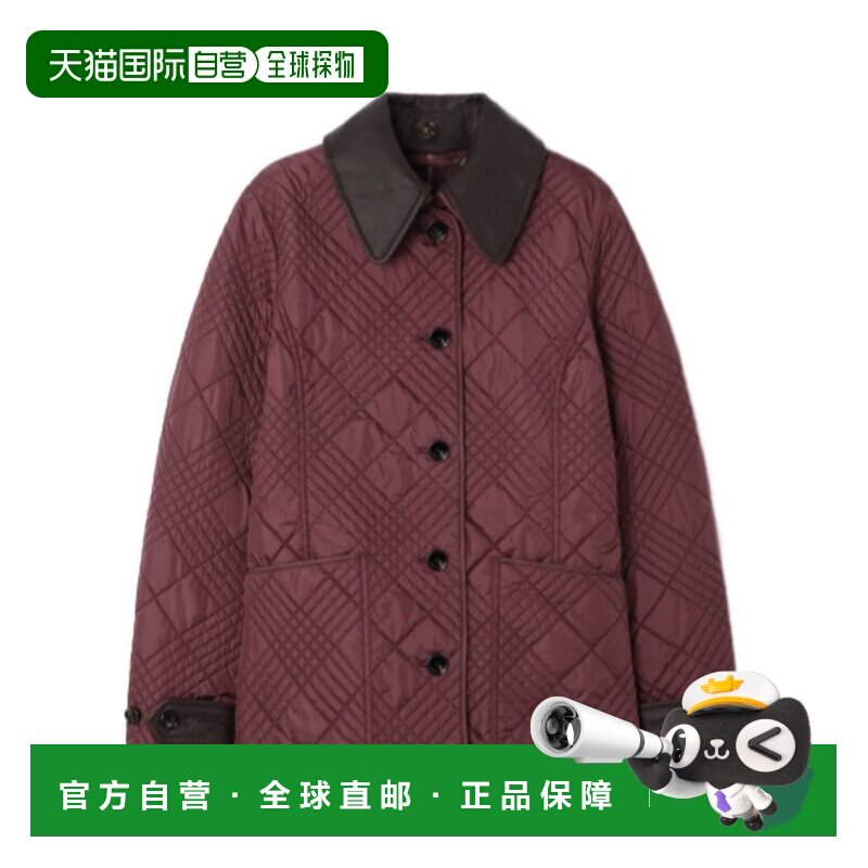 1h可退 Burberry 绗缝尼龙 Fernleigh 棉服夹克 81271831