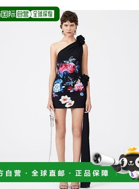 香港直邮Magda Butrym 一字肩饰带迷你连衣裙 199423