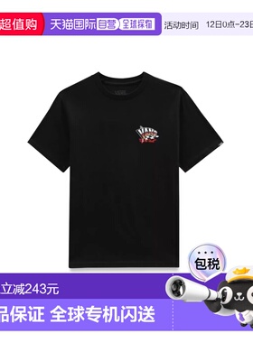 1h可退 香港直邮Vans 范斯 男童 T恤童装 VN000896KBLK1 black黑