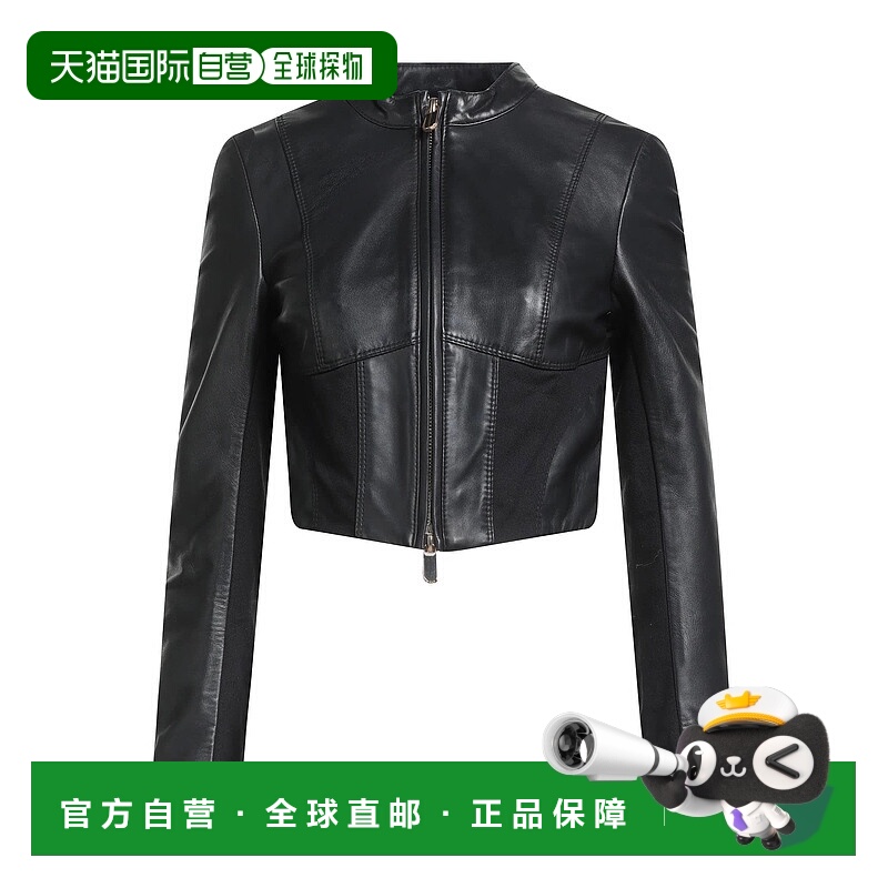 香港直邮Pinko 品高 女士 骑士夹克 black黑色 舒适时尚