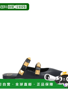 香港直邮valentino 华伦天奴 女士 Mules 木屐 black黑色 舒适时