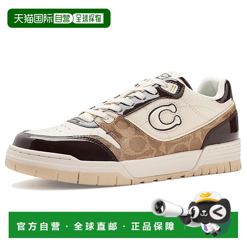 美国直邮Coach 蔻驰 男士 Soho 漆皮标志运动鞋  舒适时尚