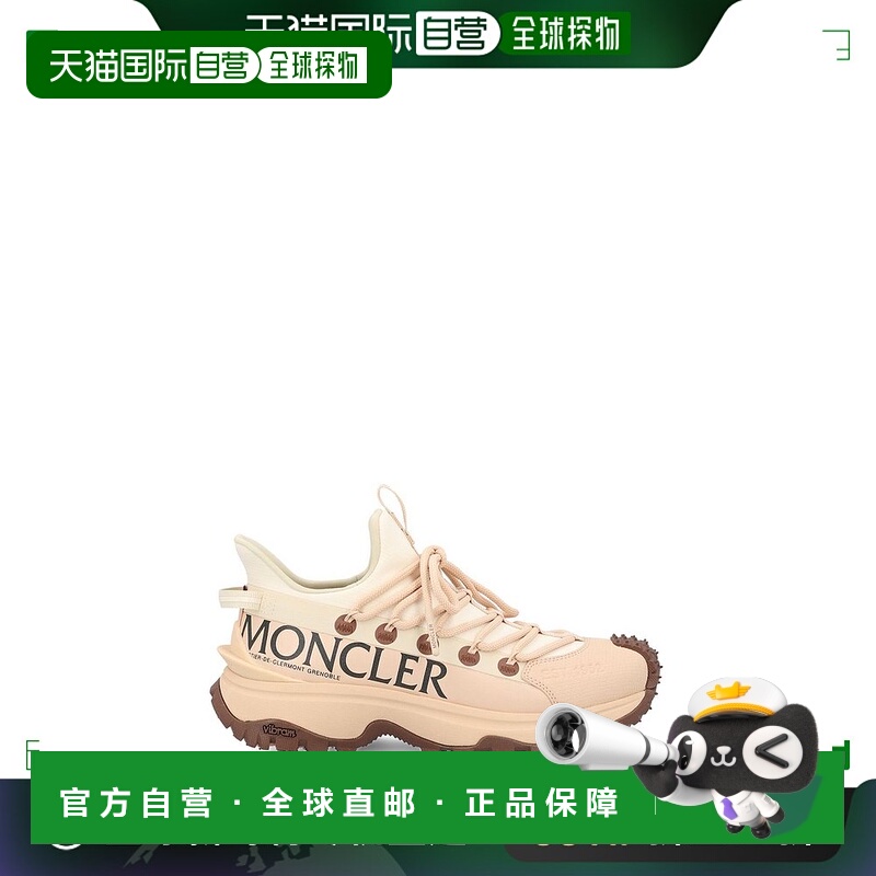香港直邮Moncler 盟可睐 女士 徽标印花系带运动鞋 W4M00130M3457