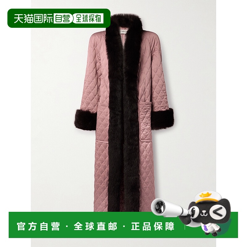 1h可退 香港直邮Chloe 蔻依 女士 shell 皮毛内里绗缝大衣 CH25WM