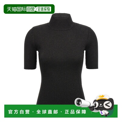 1h可退 香港直邮MISSONI 米索尼 女士 黑色毛线衫 DS25WN13BK01BY