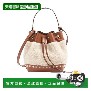 香港直邮Valentino WB0R11SMN斜挎包手提包单肩包 羊毛水桶包