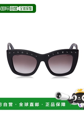 香港直邮Valentino 黑色徽标太阳镜 V716S华伦天奴